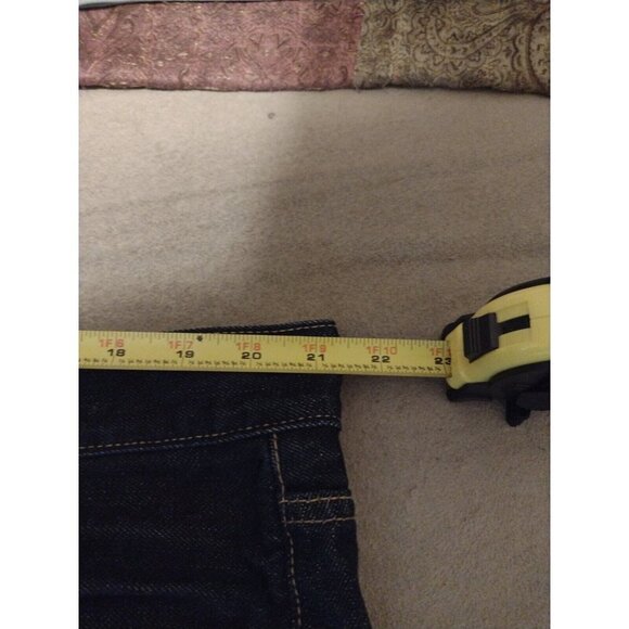 Jacob Davis Evan Slim Straight Leg Blue Denim Jeans True Size Is 42x35 Cotton - Picture 3 of 13